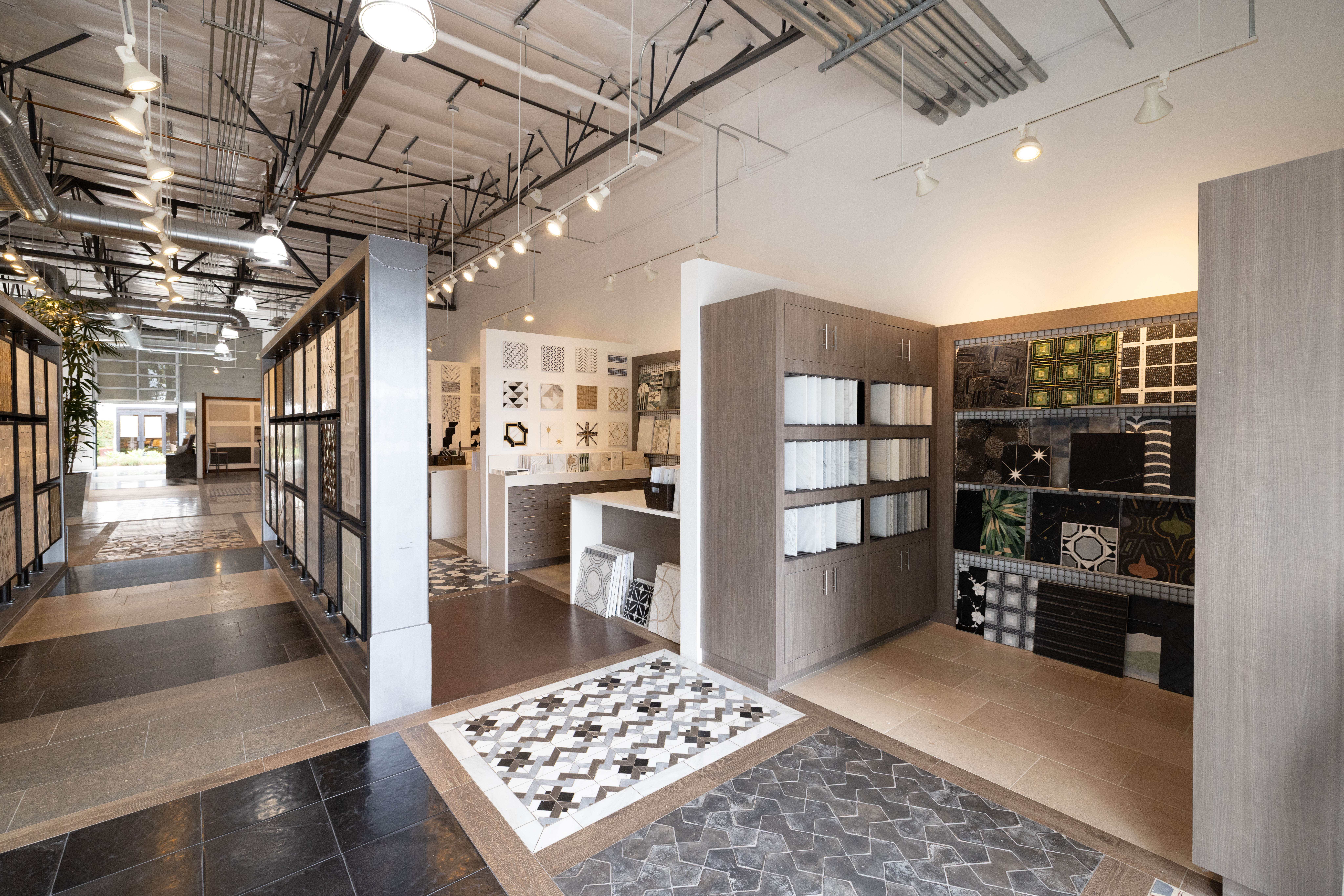 Famosa Tile showroom Costa Mesa new collections display